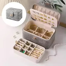 Boite à bijoux en gris