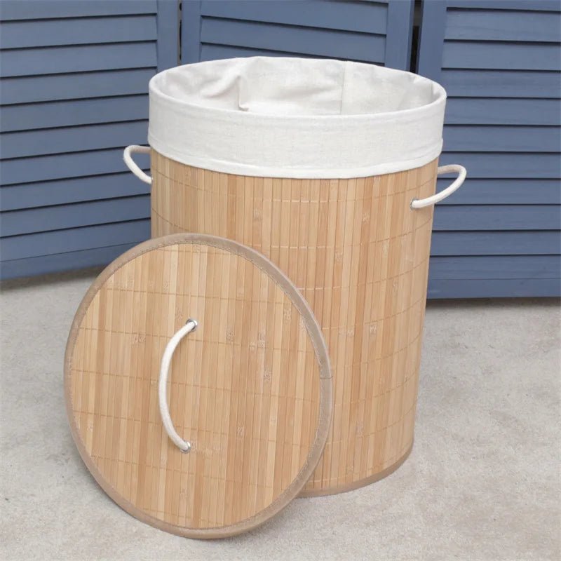 Panier de rangement - BambooLaundryBasket™ - Naturel - Rangement MAX