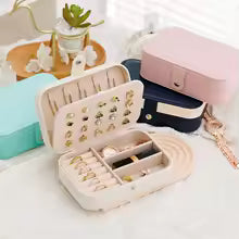 Boite à bijoux compact et rangement multiple