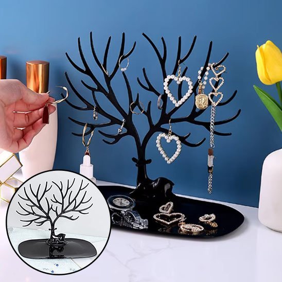 ARBRE À BIJOUX | BRANCHES MULTIPLES POUR MAXIMISER LE RANGEMENT - Rangement MAX