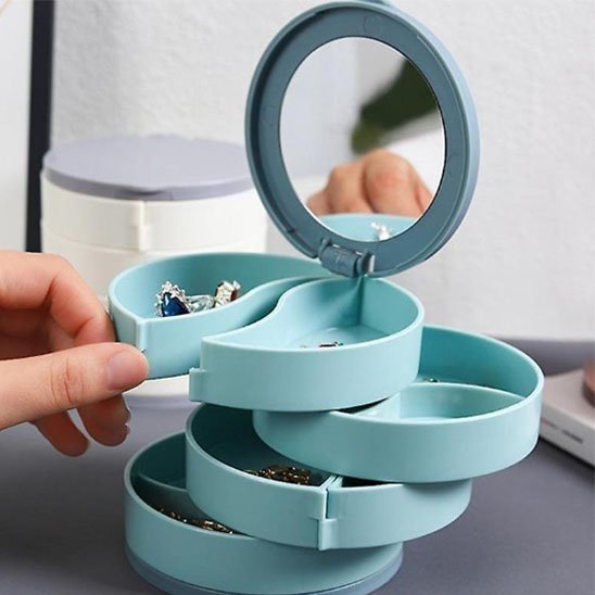 Boite à Bijoux à formes multiples et miroir