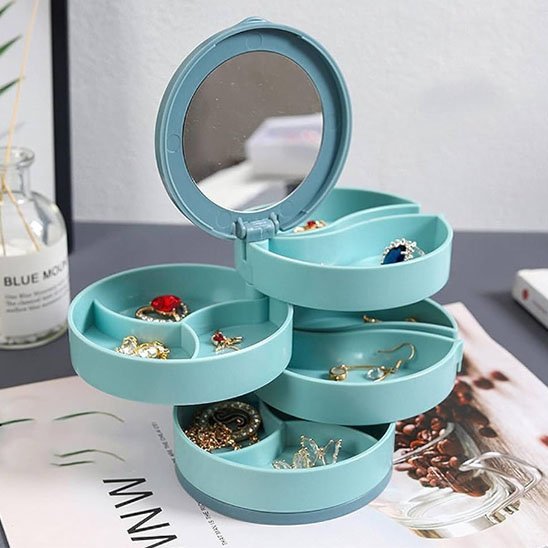 Boite à Bijoux avec plusieurs compartiments