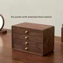 Boite à bijoux en bois noble et élégante