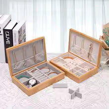 Boite à bijoux en bois rangement optimal