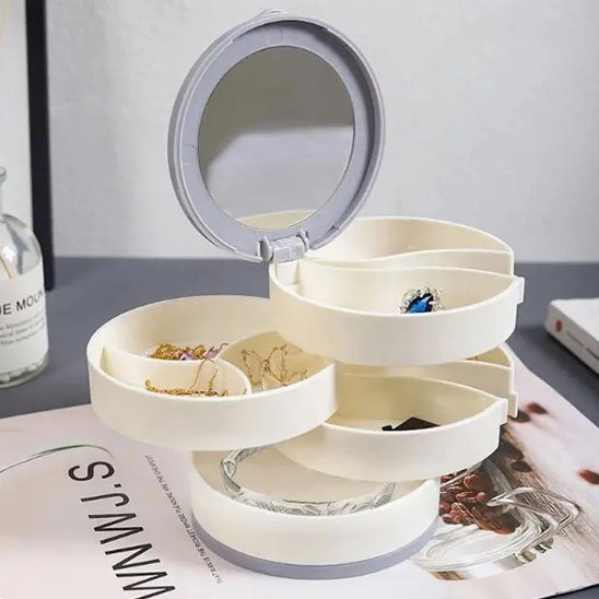 Boite à Bijoux permet de voir les bijoux facilement