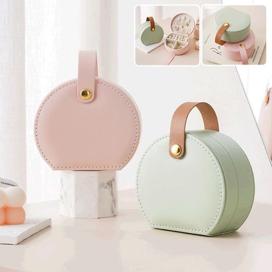 Boite à bijoux portative et compact