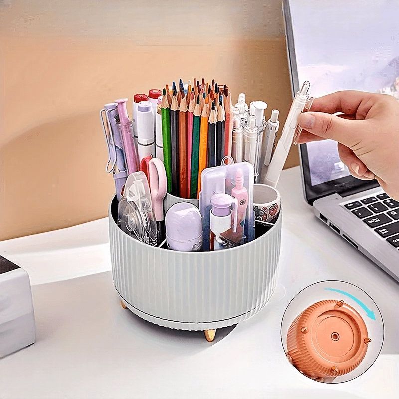 Organisateur Bureau - DesktopOrganizer™ - Blanc - Rangement MAX