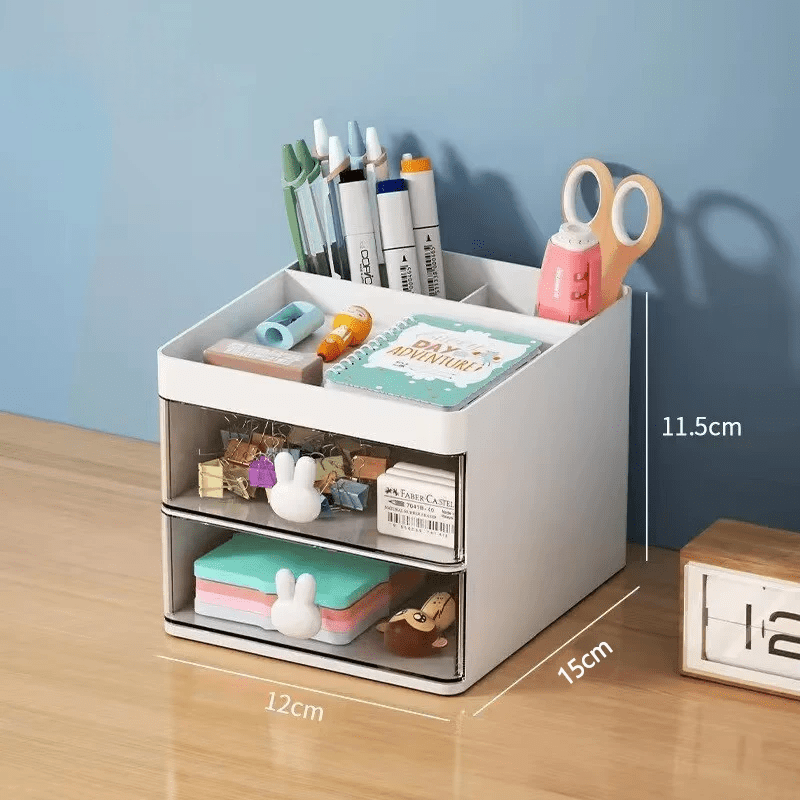 Organisateur Bureau - MultiFunctionalOrganizer™ - Blanc - Rangement MAX