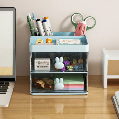 Organisateur Bureau - MultiFunctionalOrganizer™ - Bleu - Rangement MAX