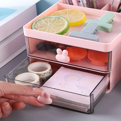 Organisateur Bureau - MultiFunctionalOrganizer™ - Rose - Rangement MAX