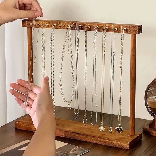 PORTE BIJOUX | EN BOIS MASSIF - Rangement MAX