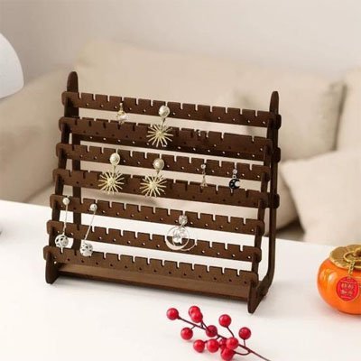PRÉSENTOIR BIJOUX | EN BOIS NATUREL - Rangement MAX