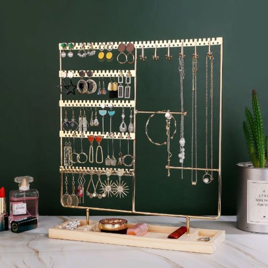 RANGEMENT POUR BIJOUX | VERTICAL AVEC COMPARTIMENTS HORIZONTAUX - Rangement MAX