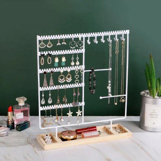 RANGEMENT POUR BIJOUX | VERTICAL AVEC COMPARTIMENTS HORIZONTAUX - Rangement MAX